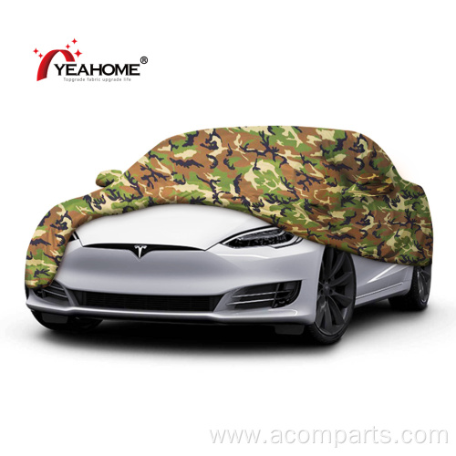 All-Weather Camouflage Waterproof Anti-UV Outdoor Car Cover